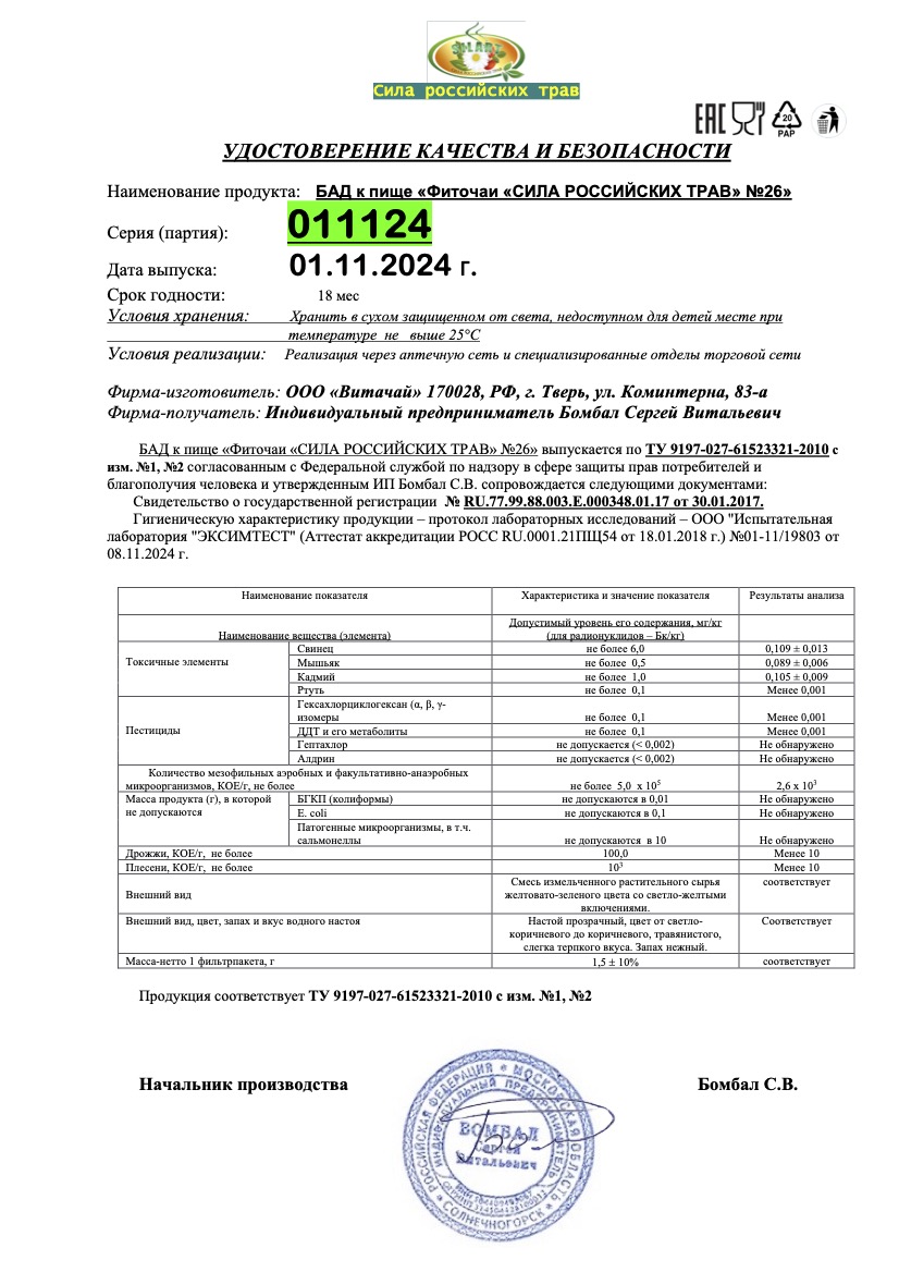Паспорт №112024